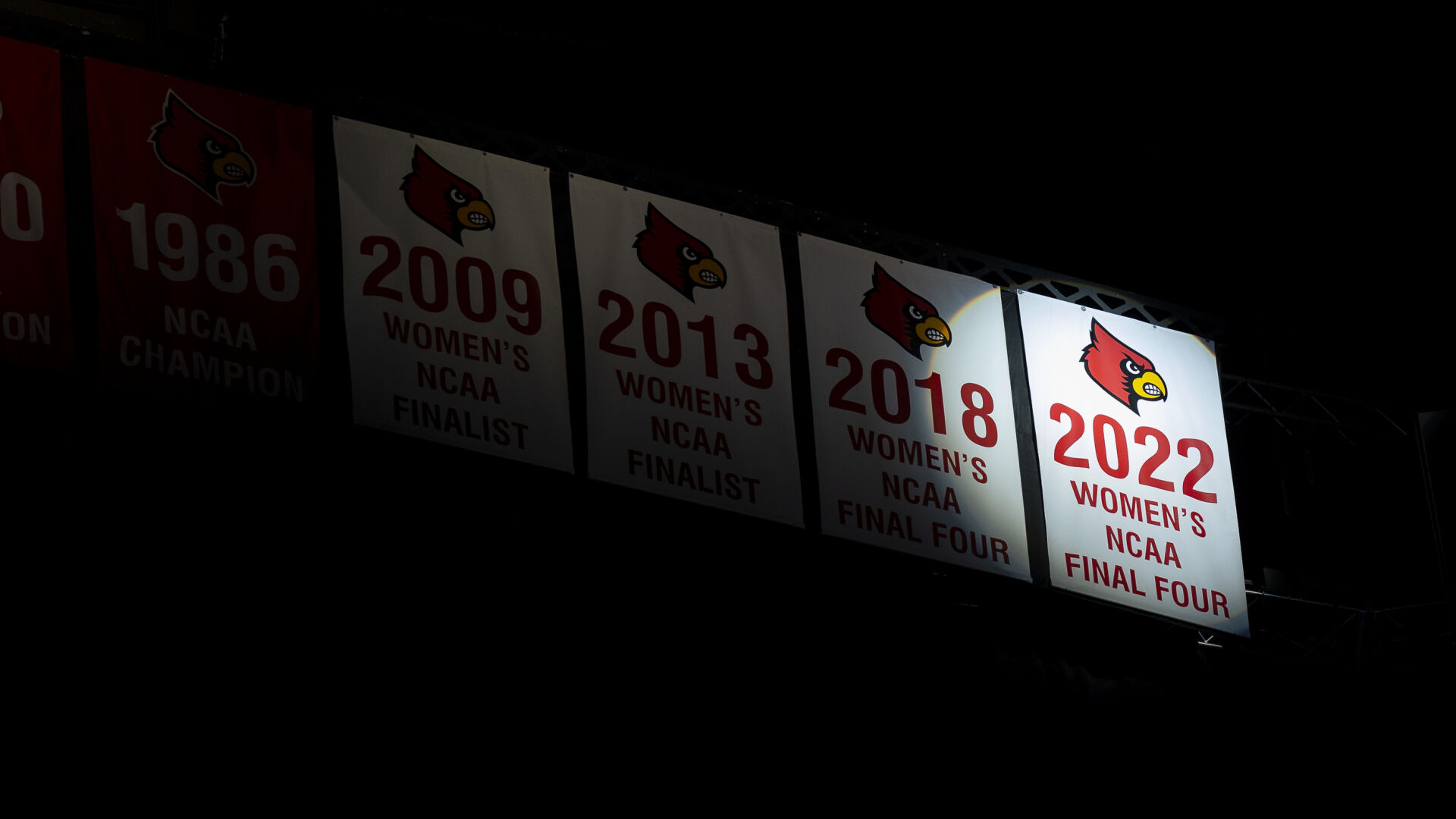 Louisville women's Final Four banner